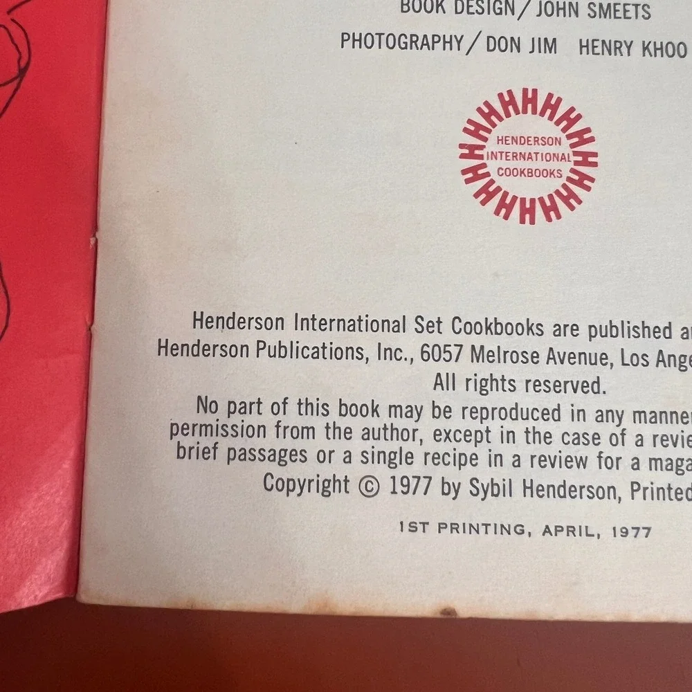 Vtg 1977 Sybils Guide to Mexican Cookery Cookbook Sybil Henderson 1st Edition